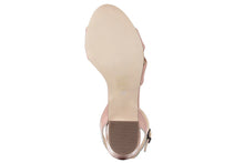 Carica l'immagine nel visualizzatore di Gallery, Sandali con tacco Donna In Pelle Rosa