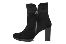 Carica l'immagine nel visualizzatore di Gallery, Stivaletto con tacco Donna in Pelle Nero