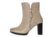 Carica l'immagine nel visualizzatore di Gallery, Stivaletto con tacco Donna in Pelle Beige