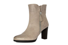 Carica l'immagine nel visualizzatore di Gallery, Stivaletto con tacco Donna in Pelle Beige