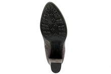 Carica l'immagine nel visualizzatore di Gallery, Stivaletto con tacco Donna in Pelle Grigio