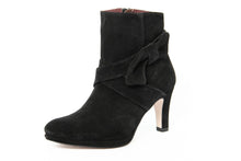 Carica l'immagine nel visualizzatore di Gallery, Stivaletto con tacco Donna in Pelle Nero