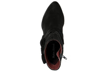 Carica l'immagine nel visualizzatore di Gallery, Stivaletto con tacco Donna in Pelle Nero