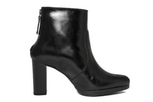 Carica l'immagine nel visualizzatore di Gallery, Stivaletto con tacco Donna in Pelle Nero
