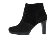 Carica l'immagine nel visualizzatore di Gallery, Stivaletto con tacco Donna in Pelle Nero