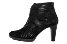 Carica l'immagine nel visualizzatore di Gallery, Stivaletto con tacco Donna in Pelle Nero
