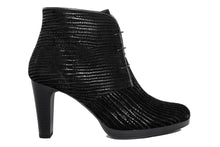 Carica l'immagine nel visualizzatore di Gallery, Stivaletto con tacco Donna in Pelle Nero