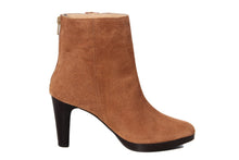 Carica l'immagine nel visualizzatore di Gallery, Stivaletto con tacco Donna in Pelle Cuoio