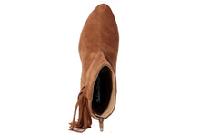 Carica l'immagine nel visualizzatore di Gallery, Stivaletto con tacco Donna in Pelle Cuoio