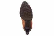 Carica l'immagine nel visualizzatore di Gallery, Stivaletto con tacco Donna in Pelle Cuoio