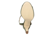 Carica l'immagine nel visualizzatore di Gallery, Sandali con tacco Donna In Pelle Verde