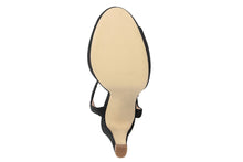 Carica l'immagine nel visualizzatore di Gallery, Sandali con tacco Donna In Pelle Nero