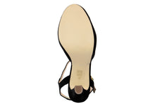 Carica l'immagine nel visualizzatore di Gallery, Sandali con tacco Donna In Pelle Nero