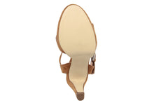 Carica l'immagine nel visualizzatore di Gallery, Sandali con tacco Donna In Pelle Marrone