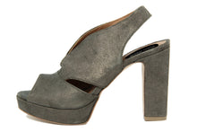 Carica l'immagine nel visualizzatore di Gallery, Sandali con tacco Donna In Pelle Verde