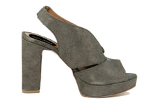 Carica l'immagine nel visualizzatore di Gallery, Sandali con tacco Donna In Pelle Verde