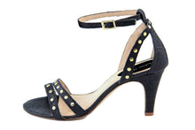 Carica l'immagine nel visualizzatore di Gallery, Sandali con tacco Donna In Sintetico Nero