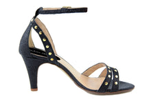 Carica l'immagine nel visualizzatore di Gallery, Sandali con tacco Donna In Sintetico Nero