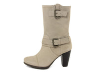 Carica l'immagine nel visualizzatore di Gallery, Stivaletto con tacco Donna in Pelle Beige