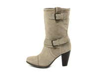 Carica l'immagine nel visualizzatore di Gallery, Stivaletto con tacco Donna in Pelle Beige