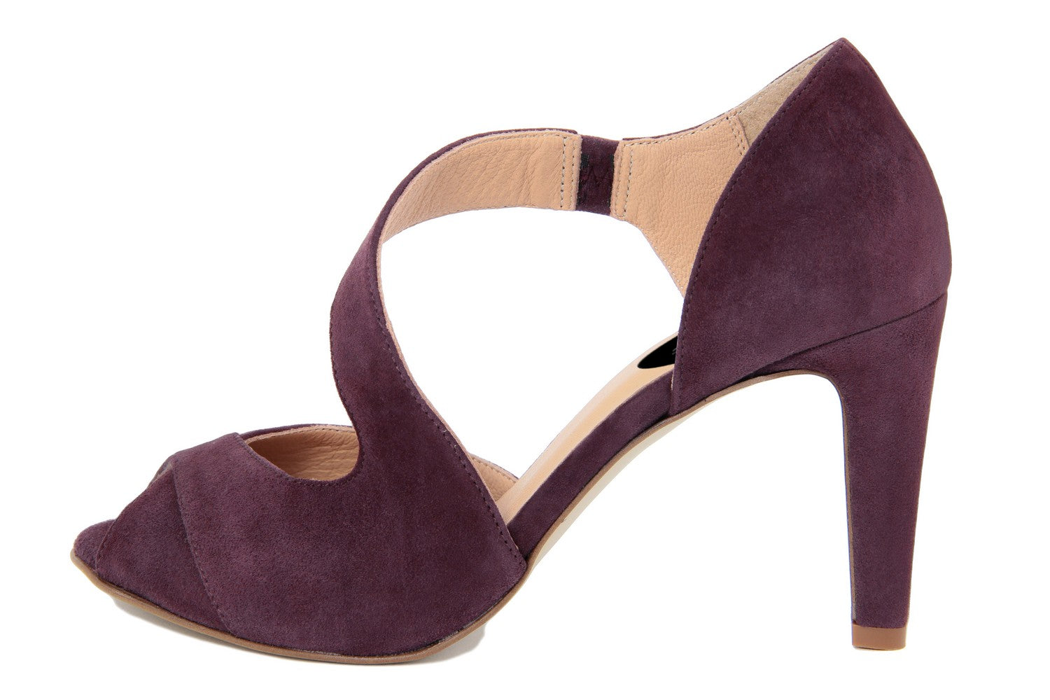 Sandali con tacco Donna In Pelle Bordeaux PLANET9