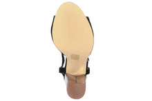 Carica l'immagine nel visualizzatore di Gallery, Sandali con tacco Donna In Pelle Nero