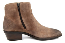 Carica l'immagine nel visualizzatore di Gallery, Stivaletto texano Donna in Pelle Cuoio