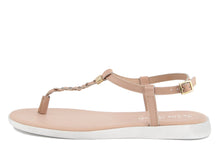 Carica l'immagine nel visualizzatore di Gallery, Sandali flat Donna In Pelle Rosa