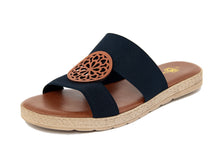 Carica l'immagine nel visualizzatore di Gallery, Sandali Donna colore Blu