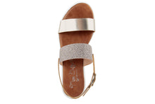 Carica l'immagine nel visualizzatore di Gallery, Sandalo Donna platform in pelle Dorato Bronzo