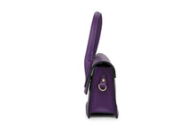 Carica l&#39;immagine nel visualizzatore di Gallery, Borse Donna colore Viola in pelle Made in Italy
