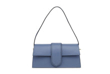 Carica l&#39;immagine nel visualizzatore di Gallery, Borse Donna colore Blu in pelle Made in Italy
