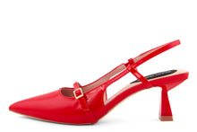 Carica l&#39;immagine nel visualizzatore di Gallery, Slingback Donna colore Rosso
