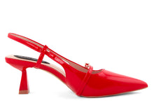 Carica l&#39;immagine nel visualizzatore di Gallery, Slingback Donna colore Rosso
