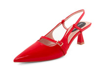 Carica l&#39;immagine nel visualizzatore di Gallery, Slingback Donna colore Rosso
