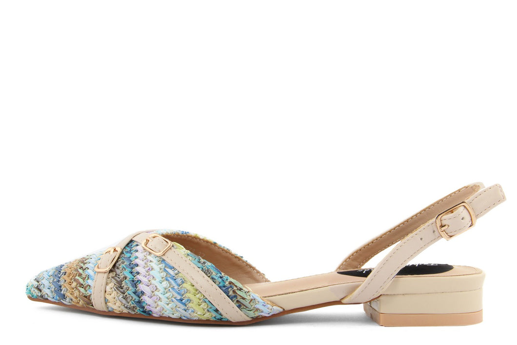 Slingback Donna colore Blu