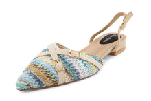 Carica l&#39;immagine nel visualizzatore di Gallery, Slingback Donna colore Blu
