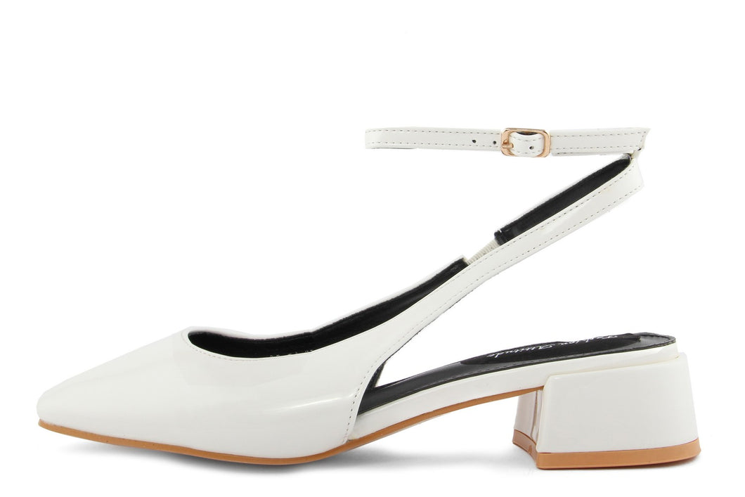 Slingback Donna colore Bianco