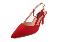 Carica l&#39;immagine nel visualizzatore di Gallery, Slingback Donna colore Rosso
