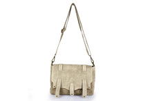 Carica l&#39;immagine nel visualizzatore di Gallery, Borsa Donna in vera pelle Made in Italy colore Beige
