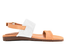Carica l&#39;immagine nel visualizzatore di Gallery, Sandali flat Donna in Pelle Cuoio
