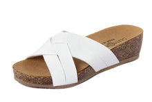 Carica l&#39;immagine nel visualizzatore di Gallery, Sandali flat Donna in Sintetico Bianco
