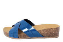 Carica l&#39;immagine nel visualizzatore di Gallery, Sandali flat Donna in Sintetico Blu
