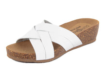 Carica l&#39;immagine nel visualizzatore di Gallery, Sandali flat Donna in Sintetico Bianco
