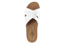 Carica l&#39;immagine nel visualizzatore di Gallery, Sandali flat Donna in Sintetico Bianco
