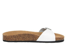 Carica l&#39;immagine nel visualizzatore di Gallery, Sandali flat Donna in Sintetico Bianco

