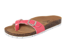 Carica l&#39;immagine nel visualizzatore di Gallery, Sandali flat Donna in Sintetico Rosso
