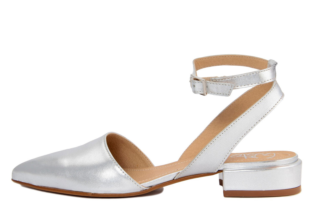 Sandalo flat Donna colore Argentato