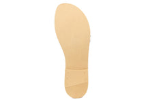 Carica l&#39;immagine nel visualizzatore di Gallery, Sandali flat Donna in Pelle Marrone

