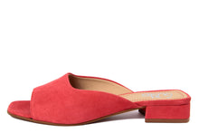 Carica l&#39;immagine nel visualizzatore di Gallery, Sandalo flat Donna colore Rosso
